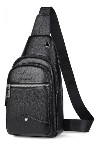 Bolso De Pecho De Cuero Pu Para Hombre De Moda