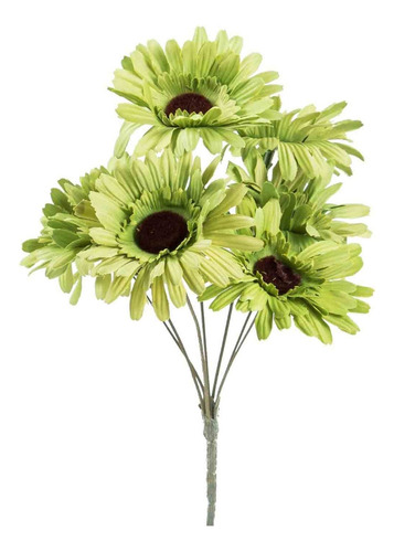 Ramo De Gerbera Artificial 30cm Calidad Premium