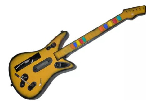 Guitarra Sem Fio Para Playstation 2 Ps2 Ps3 Nintendo Wii