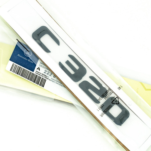 Emblema Mb C320 Autoadherible Negro