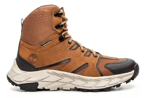 Bota Coturno Caterpillar Adventure Couro Legítimo + Palmilhas Gel. Unissex.  (34, Amarelo) : : Moda