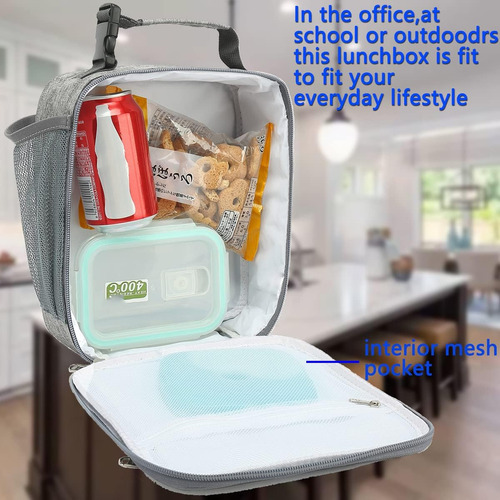 Fiambrera Niños Bolsa Suave Aislada Mini Nevera Portátil Kit