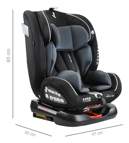 Imagen 6 de 8 de Silla Carro Premium Baby Eos Giro 360° Isofix