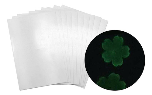 Hoja De Papel Plástico Termocontraíble A Color De 10 Unidade