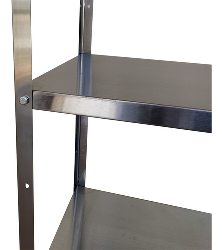 Imagem 5 de 5 de Estante Para Estoque Em Aço Inox - 900x380x1500 4 Planos