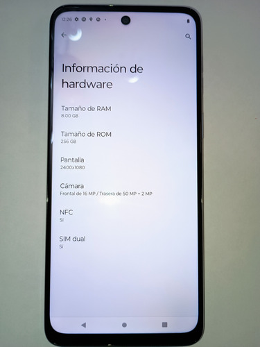 Motorola G54 256gb 8gb Dual Sim Gama Alta Telefono Barato Azul Claro (Nuevo con caja abierta)