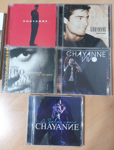 Colección De Discos De Chayanne 6 Cds + 2 Dvd