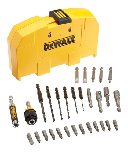 Set De 30 Accesorios Y Atornillar Perforacion Dw2518 Dewalt