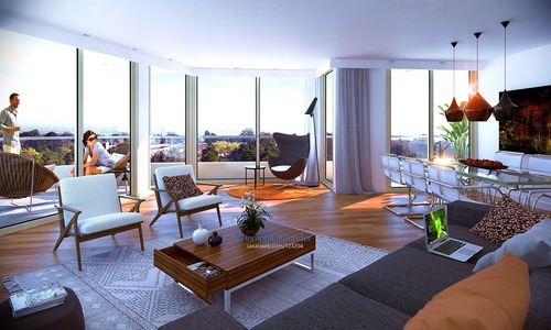Excelente Apartamento De 2 Dorm En Punta Carretas