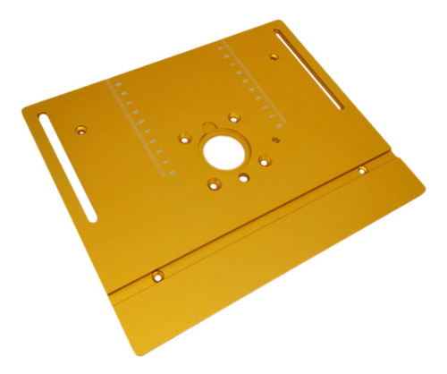 Placa De Inserção De Mesa De Roteador Mesa Ouro
