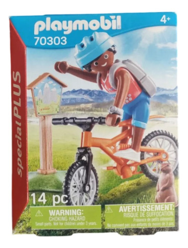 Playmobil 70303 Ciclista De Montaña