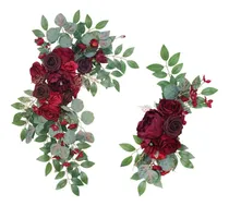 Comprar Decoração Em De Flores Artificiais E Grinalda De Fundo De
