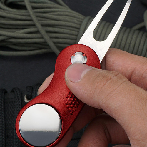 Herramienta De Reparación De Chuletas De Golf, Rojo