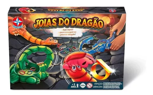 Brinquedo Jogo De Tabuleiro As Joias Do Dragao Da Estrela