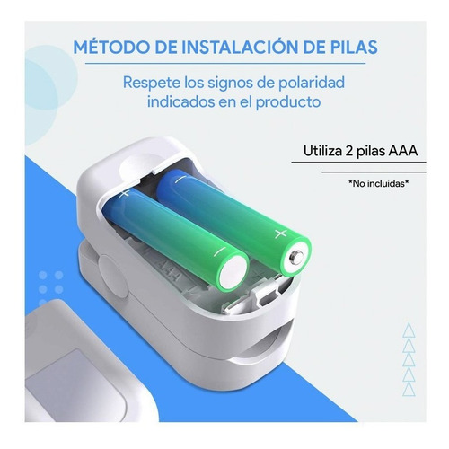 Imagen 6 de 10 de Oxímetro De Dedo De Pulso Profesional Led Azul Niño Y Adulto