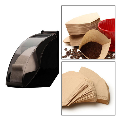 Soporte De Papel Para Filtro De Café, Contenedor De Negro