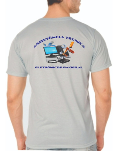 Camiseta Assistência Técnica Eletrônicos Em Geral Uniforme