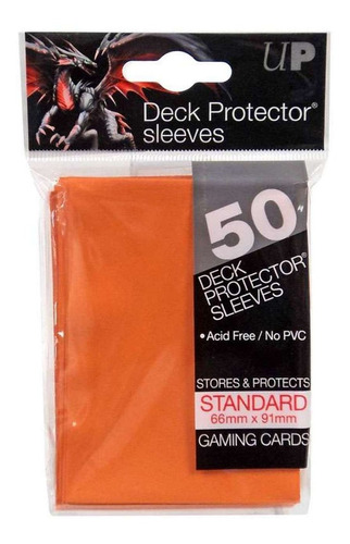 Folio/protector Ultra Pro Standard Naranja X50 Muy Lejano