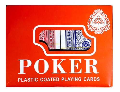 Imagen 2 de 2 de Pack X10 Mazos Dobles Cartas Naipes Poker X54 Unidades