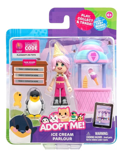 Adopt Me Pack X2 Figuras Heladeria Roblox E.full