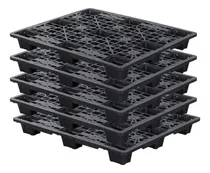 Comprar Tarima Liviana Negra 100x120x13h Cm - Paquete 5 Tarimas
