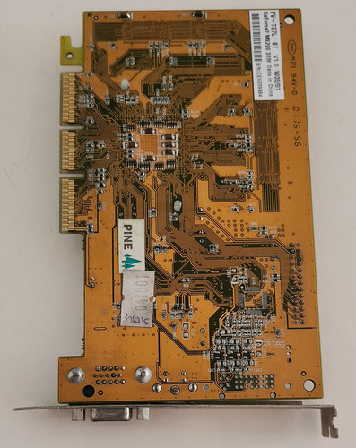 Placa Video Xfx Nvidia Geforce 2 Mx200 32mb Agp (Usado)