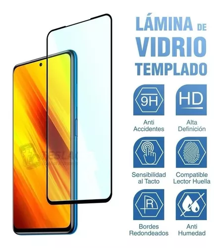 GENERICO Lamina Mica Vidrio Templado Completa Para Xiaomi Poco X6 Pro