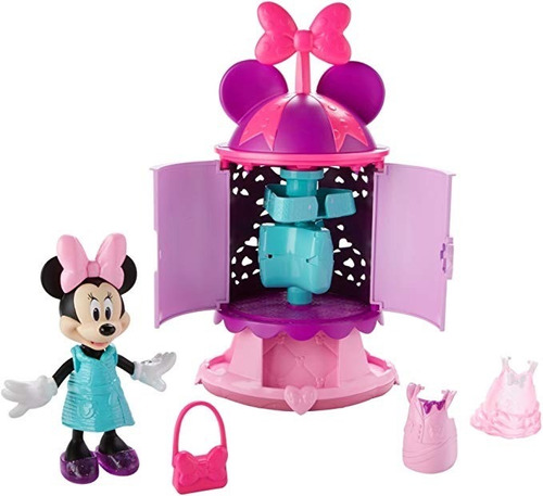 Closet De Moda Mágico Minnie Mouse Incluye Muñeca