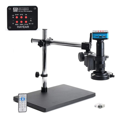 Kit De Cámara De Microscopio Hayear 4k Hdmi Para Grabadora D