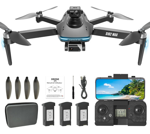 Hytobp S162 Max Drone Con Camara 4k, Dron Con Prevencion De