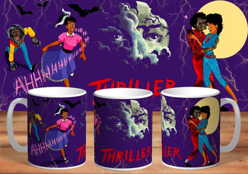 Taza Michael Jackson - Thriller, De Plástico