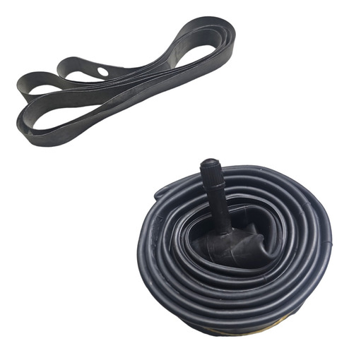 Kit 2 Llantas Refaccion Neumatica Aire Silla Ruedas 24 601a