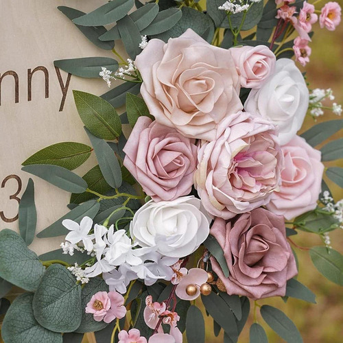 2 Piezas De Flores Para Arco De Boda, Decoración De Fondo