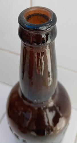 Antigua Botella Cerveza Pastorizada Vacia Pico Chapita (Usado)