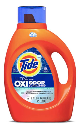 Detergente De Ropa Concentrado Ultra Oxi 2.72lts Tide