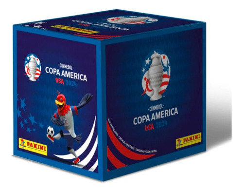 Caja De 50 Sobres De Barajitas Copa America Usa 2024 Panini