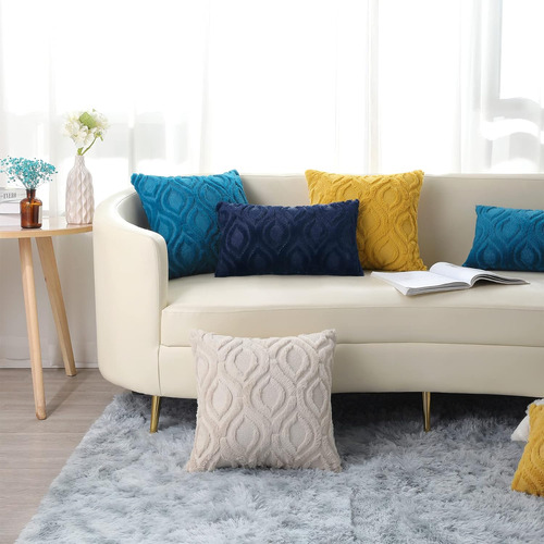 Decoruhome Navidad Decorativo Almohada Fundas 18x18...