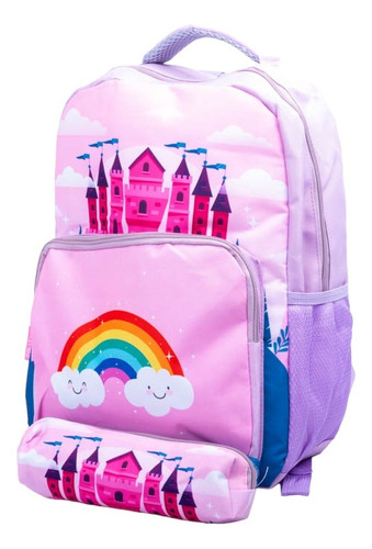 Mochila Escolar Unicornio Castillo Dinosaurio Infantil Niños