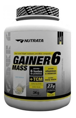 Gainer6 Barato Mass 3kg - Nutrata Waxy Maize Maze