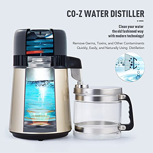 Water Distiller, Stainless Steel Distilling Pure Machin...