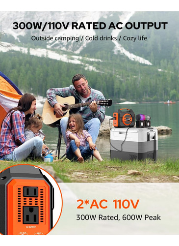 Generador Solar 300w Con Pan. Sol. 40w Y Bombilla Led Usb