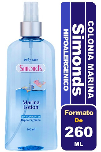 Simond's Baby Care Colonia Para Bebe 260 Ml Elige Fragancia