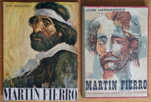 Martín Fierro J. Hernandez Ilust. Lamela Castagnino 2 Libros