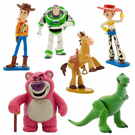 Toy Story Set Lotso, Rex, Woody, Buzz Tiro Al Blanco Jessie