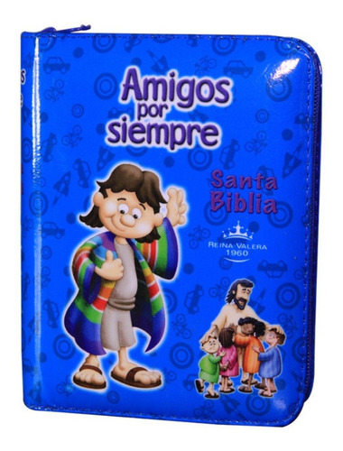 Biblia Infantil Reina Valera 1960 Para Niños - Forro Azul