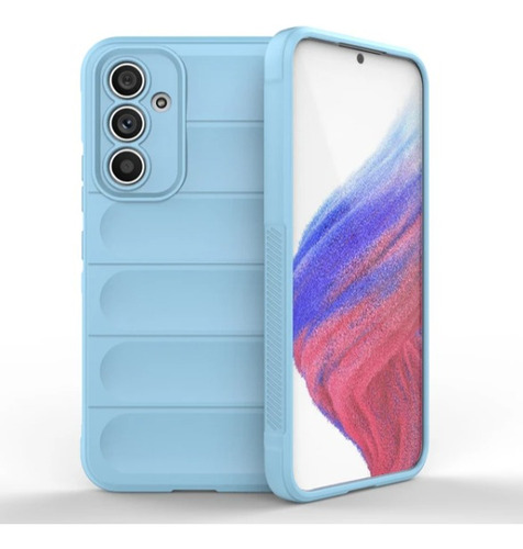 Funda Reforzada P/ Samsung S25/ S25 Plus/ S25 Ultra Celeste S25