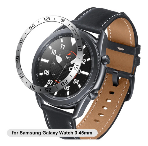Bisel Acero Inox P/samsung Galaxy Watch 3 45mm - Silver Uph
