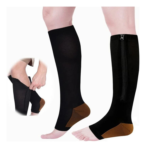 Calcetines De Compresión Con Cremallera Para Hombre Y Mujer