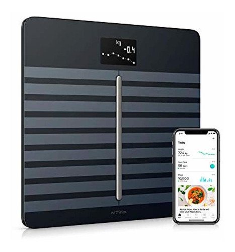 Báscula De Baño Digital Con Wifi - Withings Color Negro