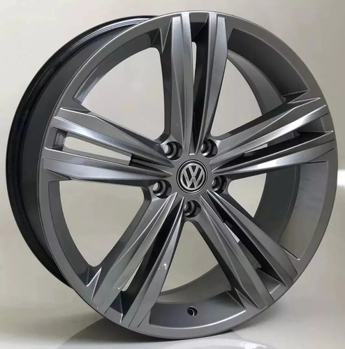 Roda Aro 20x7,5 5x112 Kr S18 Tiguan R-line 4 Rodas Jogo Cor Grafite